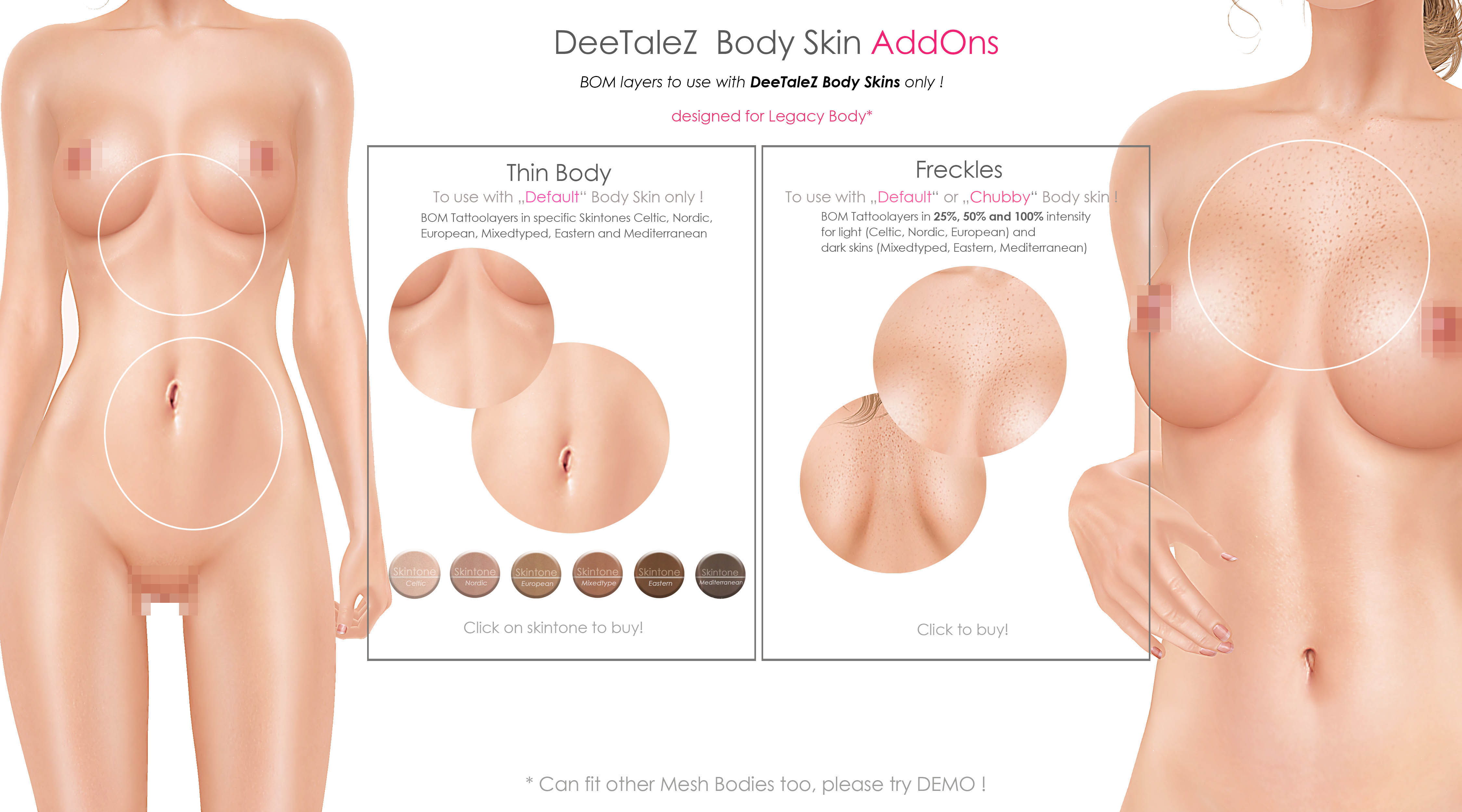 BODY ADDONS VENDOR default skin THIN PG