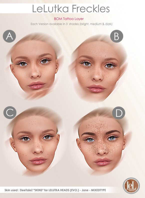 LL MU Palette HUD FRECKLES VENDOR